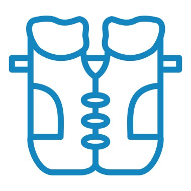 Güvenlik yeleğinin vektör çizimi