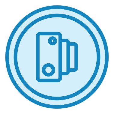 Hız Kamerası modern simge vektör illüstrasyonu  