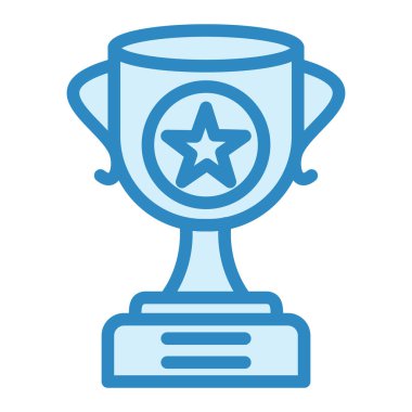 Kupa. Web simgesi basit illüstrasyon