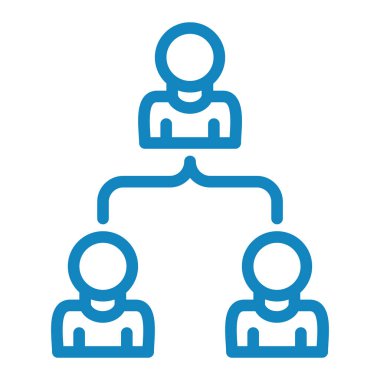 İnsan simgesinin vektör illüstrasyonu