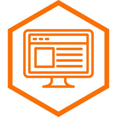 seo modern simgesinin vektör illüstrasyonu