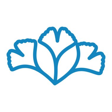 Kalp ikonu vektör illüstrasyonu