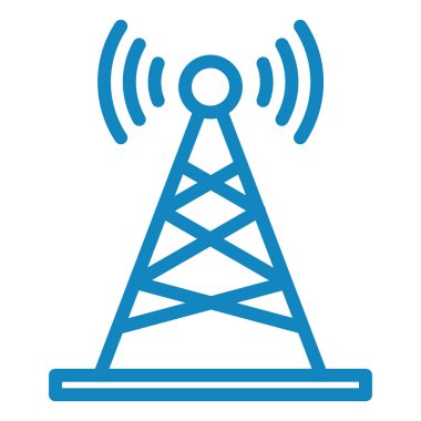 Anten. Web simgesi basit illüstrasyon