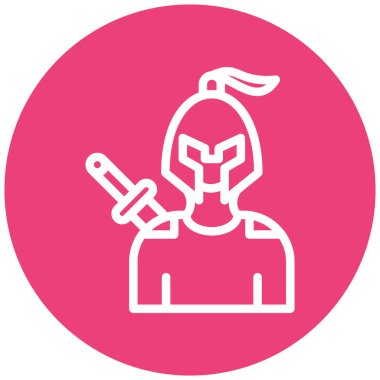 Kasklı bir adamın vektör çizimi