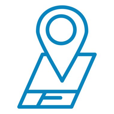 konum. Web simgesi basit illüstrasyon