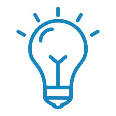 fikir vektör düz simgesi