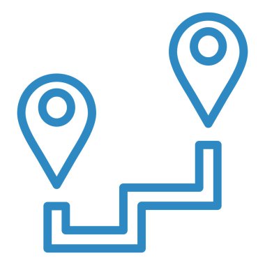 konum. Web simgesi basit illüstrasyon