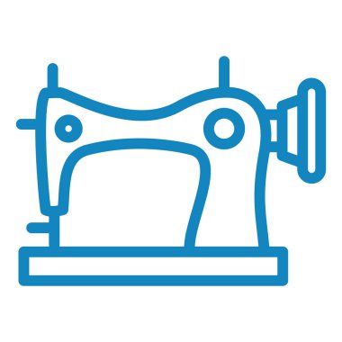 Dikiş makinesi simgesi vektör çizimi