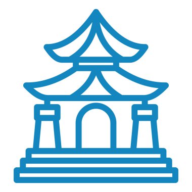 Bina. Web simgesi basit tasarım