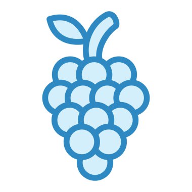 Üzüm. Web simgesi basit illüstrasyon 