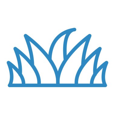 Bir bitki simgesinin vektör illüstrasyonu