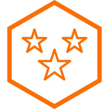 yıldız simgesi, vektör çizimi