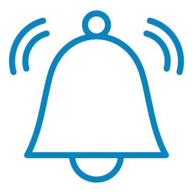 Alarm saat simgesi vektör illüstrasyonu