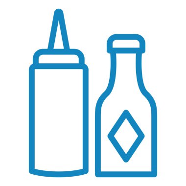 Şişe. Web simgesi basit illüstrasyon