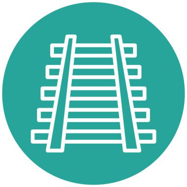 Bir merdiven simgesinin vektör çizimi