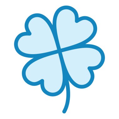 Yonca Yaprağı. Web simgesi basit illüstrasyon 