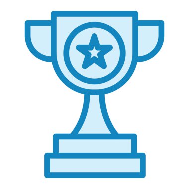 Kupa. Web simgesi basit illüstrasyon