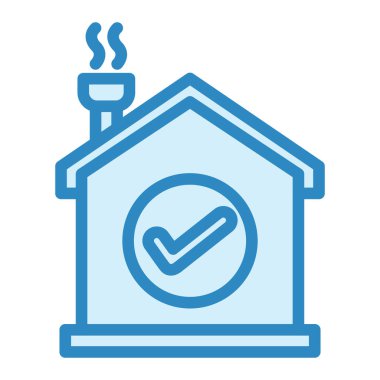 Ev Kullanılabilir vektör ince çizgi simgesi