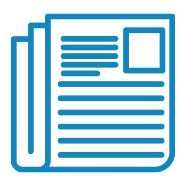 Belge. Web simgesi basit illüstrasyon