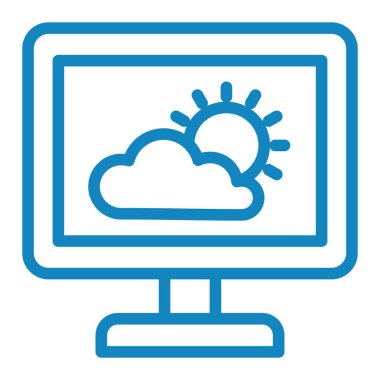 Bulut hesaplama. Web simgesi