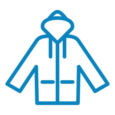 Ceket. Web simgesi basit illüstrasyon