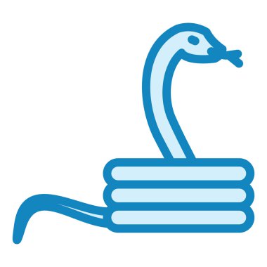 yılan modern simge vektör illüstrasyonu 