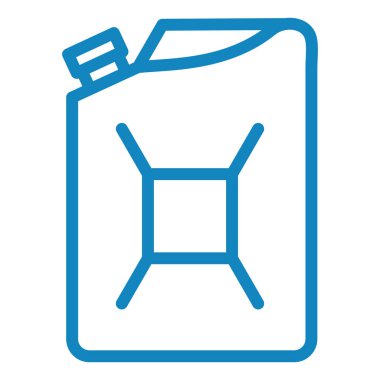 gaz teneke kutu simgesi modayla izole edilmiş arka plan