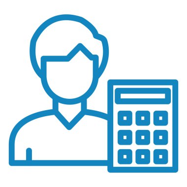 kullanıcı. Web simgesi basit illüstrasyon