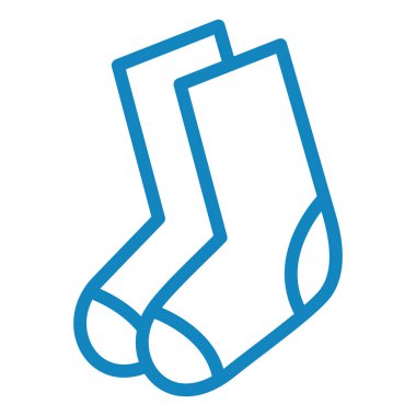 Çorap. Web simgesi basit illüstrasyon