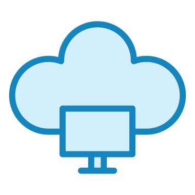 Bulut hesaplama. Web simgesi