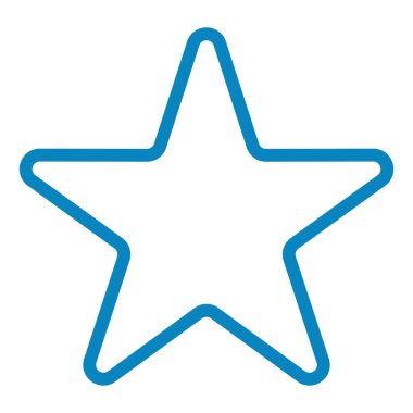 yıldız simgesi vektör illüstrasyonu