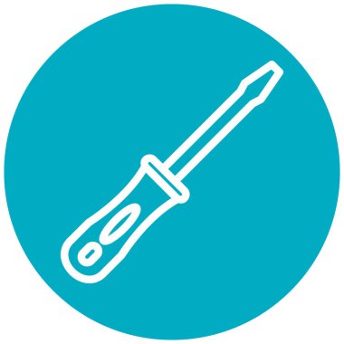 Modern oto tamir simgesinin vektör illüstrasyonu