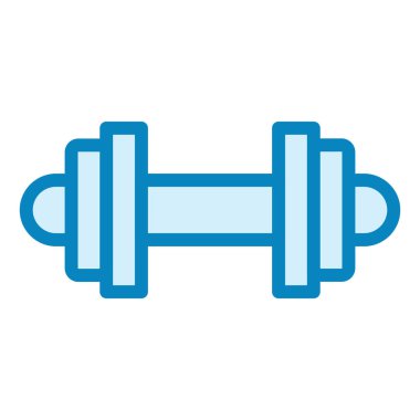 Dumbbell modern ikon vektör çizimi 