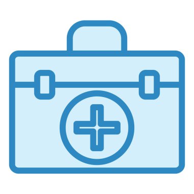  Medikal Kit modern simge vektör çizimi 