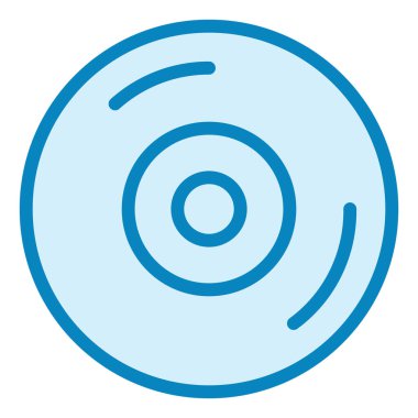 Küçük Disk. Web simgesi basit tasarım 