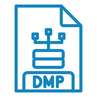 dosya biçimi simgesi, vektör illüstrasyonu