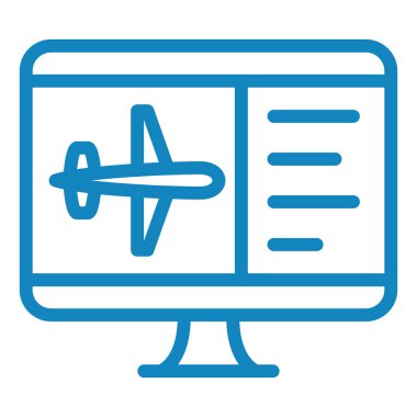 seyahat simgesi vektör çizimi