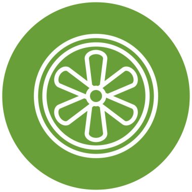 Askeri bıçak ikonu. vektör illüstrasyonu