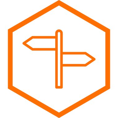 Projeniz için yön ok simgesi