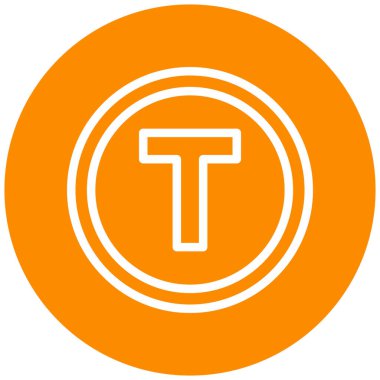 Bir b simgesinin vektör illüstrasyonu