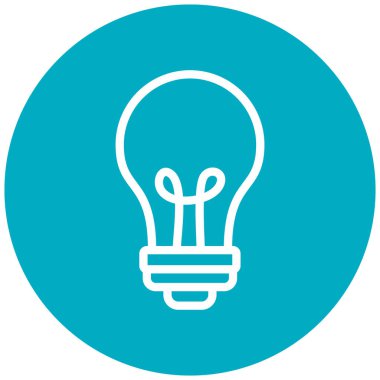 ampul simgesi vektör illüstrasyonu