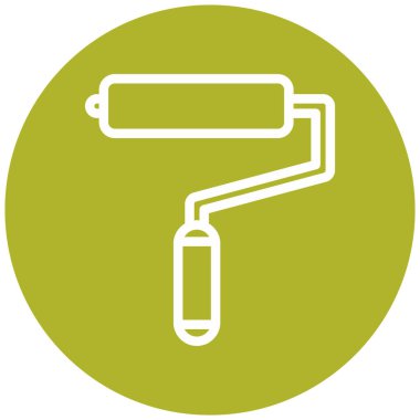 Boya silindiri. Basit resimleme