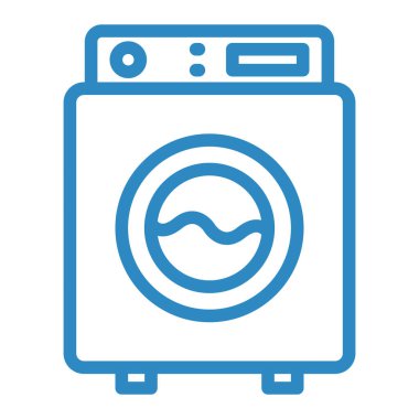 Çamaşır makinesi vektör simgesi
