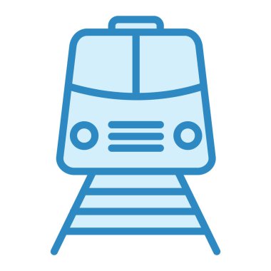 tren modern simge vektör illüstrasyonu 