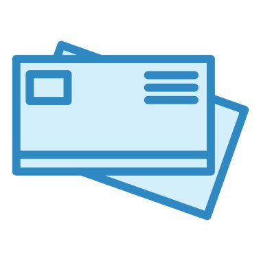 Kredi kartı vektör simgesi