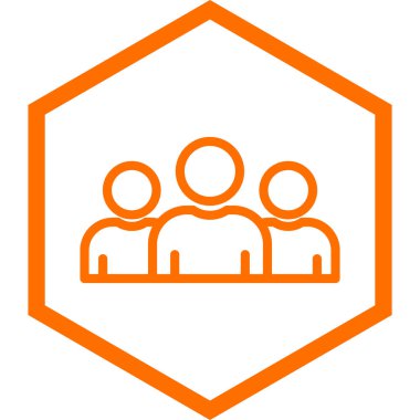 İnsan simgesinin vektör illüstrasyonu