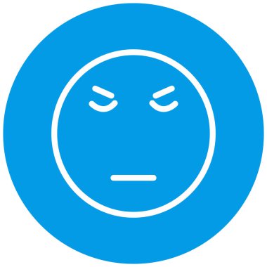 yüz simgesi, vektör illüstrasyonu 