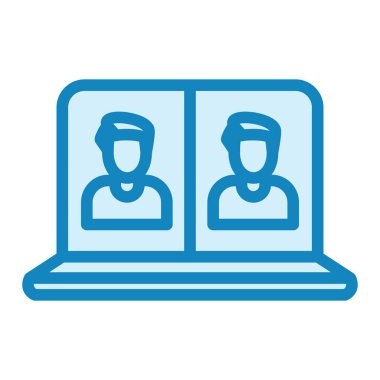 Buluşma simgesi, vektör illüstrasyonu