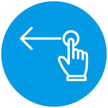 dokunmatik ekran vektör çizgisi simgesi