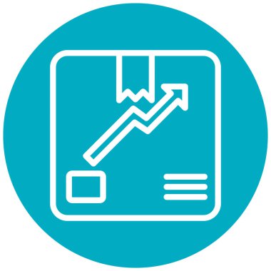 Kutu modern simgesinin vektör illüstrasyonu
